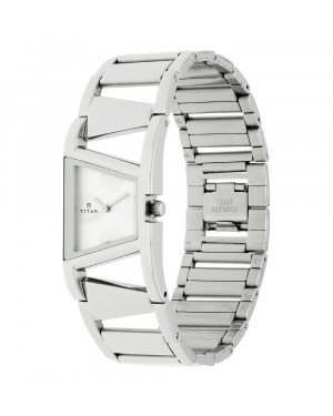 Titan Silver Dial Silver Stainless Steel Strap Watch-2486sm01