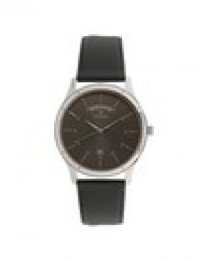 Titan Neo Black Dial Black Leather Strap Analog Watch for Men 1767SL02