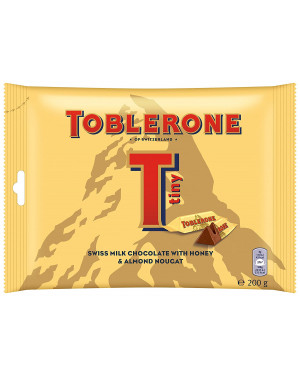 Toblerone Swiss Milk Chocolate With Honey & Almond Nougat 200gm