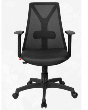  Tulip High Back Office Chair-Black (TP 131)