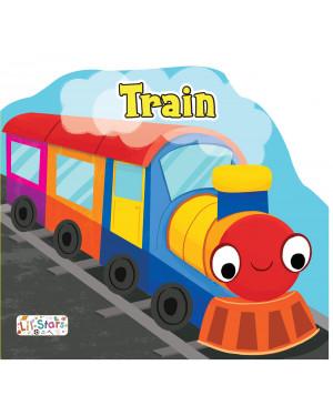 Train Shaped Baby Board Book by Team Pegasus