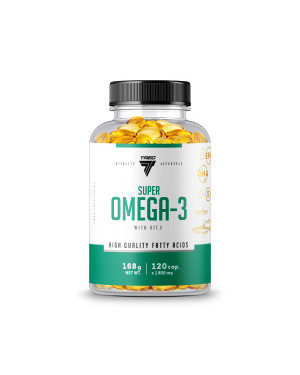 Trec Super Omega-3 with Vitamin E – 120 Capsules
