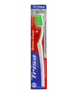 Trisa Swiss Clean Toothbrush - Medium