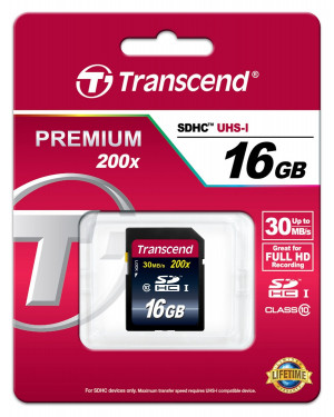 Transcend 16GB Class 10 SDHC Card 