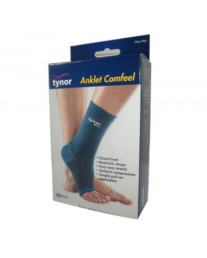 Tynor Anklet Comfeel (Pair) For Ankle Pain - Ankle Support - D 25