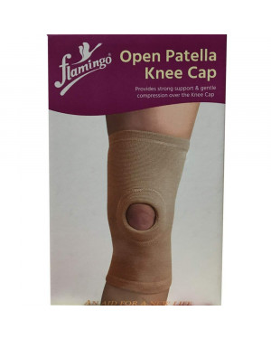 Flamingo Knee Cap with Open Patella, Breathable Knee Cap Brace