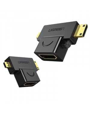 UGREEN Micro HDMI + Mini HDMI Male to HDMI Female Adapter -20144