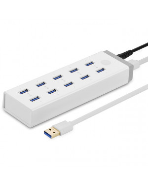 UGREEN USB 3.0 Charging Hub 10 Port (White)