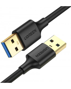UGREEN USB to USB Cable, 2 mtr USB 3.0 Male to Male Type A to Type A Cable for Data Transfer 10371