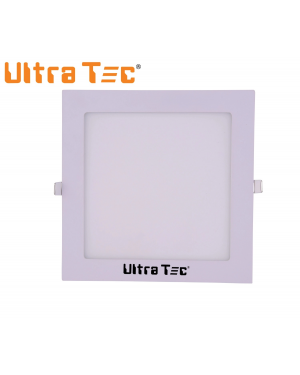 Ultra Tec Recessed LED Panel Light / Square/ 18 Watt PL08-W18 RS