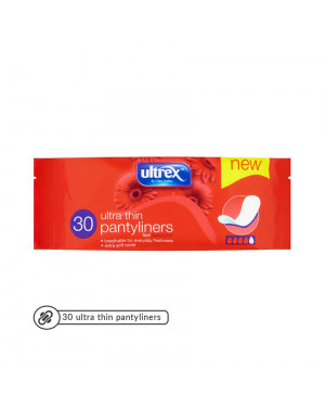 Ultrex Ultra Thin Panty Liners 30'S