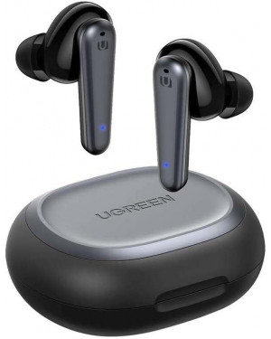 UGREEN HiTune T1 Wireless Earbuds with 4 Microphones, HiFi Stereo Bluetooth Earphones with Deep Bass Mode, ENC Noise Cancelling for Clear Calls, Touch Control, IPX5 Waterproof, 24H Playtime -80651
