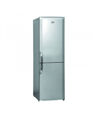 Beko RCHE240K20S Silver Double Door Refrigerator (232L)
