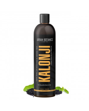 UrbanBotanics® Premium Cold Pressed Kalonji Oil - Virgin Grade - Black Seed Oil - Nigella Sativa - 200ml
