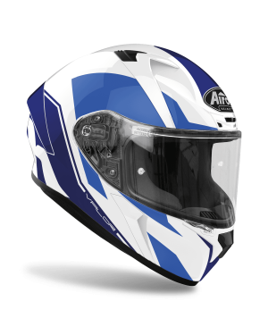 Airoh Valor Wings Gloss Blue Full Face Motorcycle Helmet (vaw18)