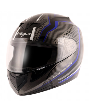 Vega Edge DX Blast Black Blue Helmet