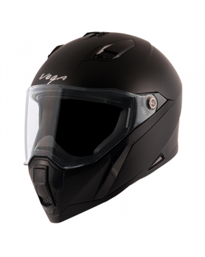 Vega Storm Dull Black Helmet