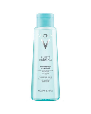 Vichy Pureté Thermale Perfecting Facial Toner, Alcohol Free Hydrating Toner for Face, with Glycerin, Gentle Skin Toner for Face, Face Toner for Sensitive Skin, Fragrance Free