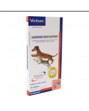 Virbac - Canitone Joint Support Nutritional Supplement For Cats Dogs For Mobility