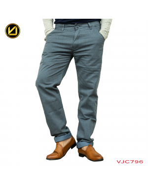 VIRJEANS (VJC778) Stretchable Cotton Chinos Pant For Men – Blue