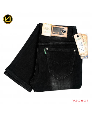 VIRJEANS (VJC801) Regular Fit Denim Jeans Pant For Men- Black Wash
