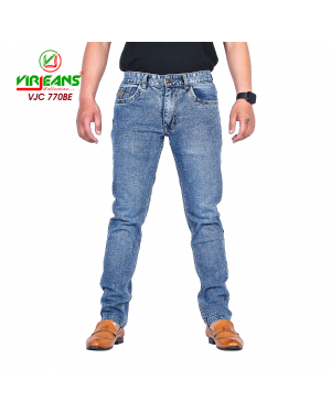 VIRJEANS ( VJC798 ) Regular Fit Denim Jeans Pant For Men- Blue