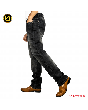 VIRJEANS ( VJC798 ) Regular Fit Denim Jeans Pant For Men- Light Grey