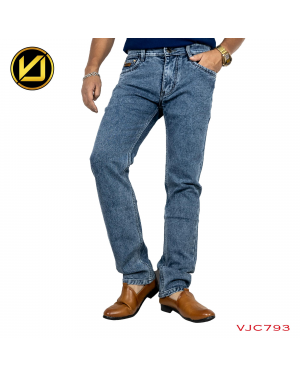 VIRJEANS ( VJC798 ) Regular Fit Denim Jeans Pant For Men- Light Blue