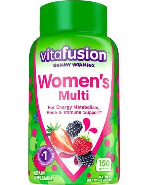 Vitafusion Women's Complete Multivitamin Gummies, Natural Berry, 70 Gummies