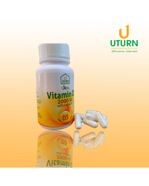 Uturn Vitamin D3(2000 IU with calcium)