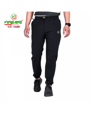 VIRJEANS (VJC766) Stretchable Joggers Trousers For Men – Black