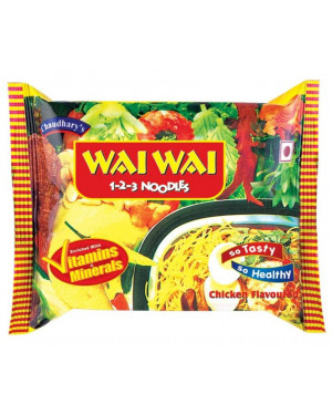 Wai Wai Chicken Flavoured Noodles 65gm