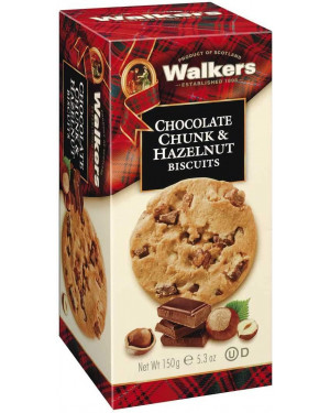 Walkers Chocolate Chunk & Hazelnut Biscuits - 150 grams