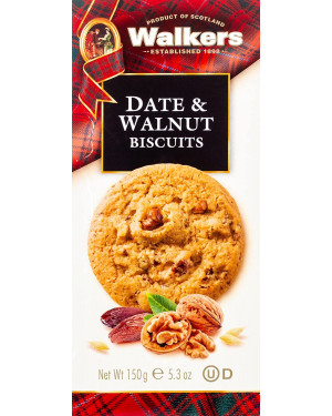  Walkers Date & Walnut Biscuits 150g