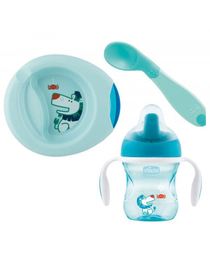 Chicco Weaning Set 6m+ Blue Boy 