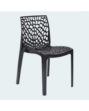 Supreme Web Designer Plastic Chair (Black)