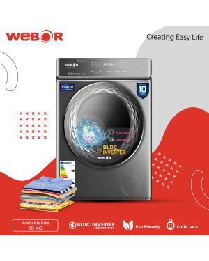 Webor 10 KG Front Loading Washing Machine – FLXQG10IN