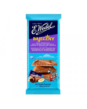 E.wedel Bajeczny Milk Chocolat With Wafrs & Peanuts 100gm