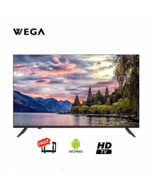 Wega 55W4K-X21 TV - 55 Inch 4 K Uhd Smart Led Tv Double Glass - Android 11.0, 1.5 Gb Ram, 16 Gb Rom Model No 55 W4 K X21 Pro Bluetooth Remote N Voice Control