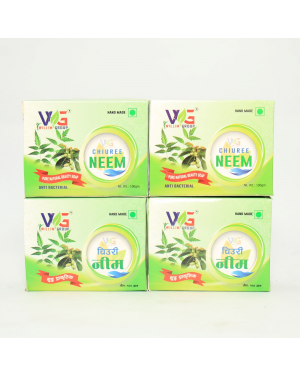Set Of 4 Willim Group Chiuree Neem Anti Bacterial Pure Natural Beauty Soap 100gm