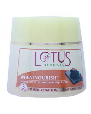 Lotus Herbals Wheatnourish Wheatgerm Oil and Honey Facial Massage Cream 250g