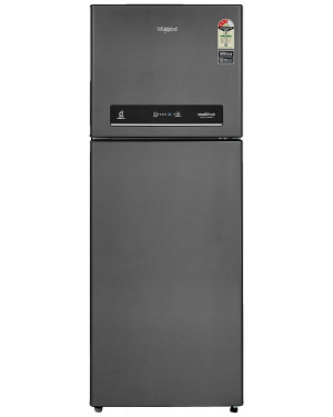 Whirlpool Double Door Refrigerator 340 Ltr IF INV CNV 355 STEEL ONYX (3s)-N 21284
