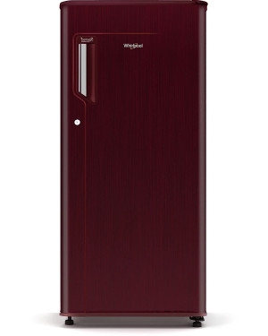 Whirlpool 205 Indesit PRM 3s Wine Titanium E-LTR-81001 Direct Cool Single Door Stach Proof Refrigerator 190L