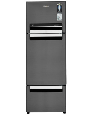 Whirlpool Triple Door Refrigerator 240 Ltr FP 263D PROTTON ROY Steel Onyx 21145