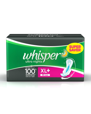 Whisper Ultra Night Xl+ 30's Sanitary Pads