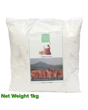 White Lotus Barley flour (जौको पिठो) 1 Kg