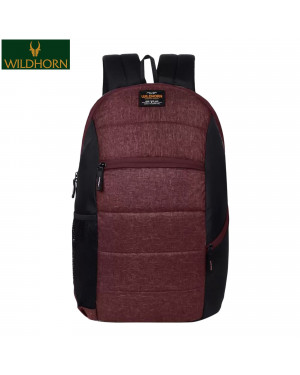 WILDHORN 23L Water Resistant Unisex Laptop Bag / Backpack for Travel / Business / College Bookbags (BP016 maroon)