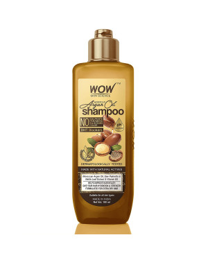 WOW Skin Science Moroccan Argan Oil Shampoo, 100 ml