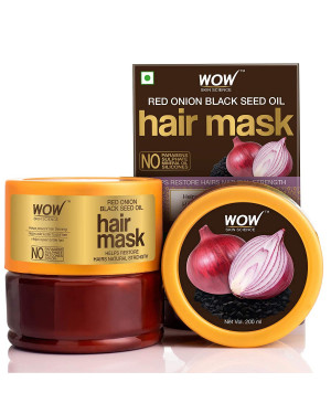 WOW Science Red Onion Black Seed Oil Hair Mask 200ml
