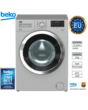 Beko 8 kg ProSmart Inverter Motor Washing Machine - WTV 8636 XCS